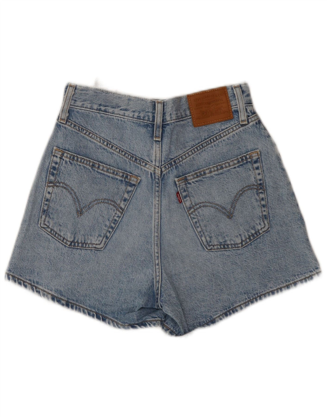 LEVI'S Ženske traper kratke hlače W24 XS Plavi pamuk