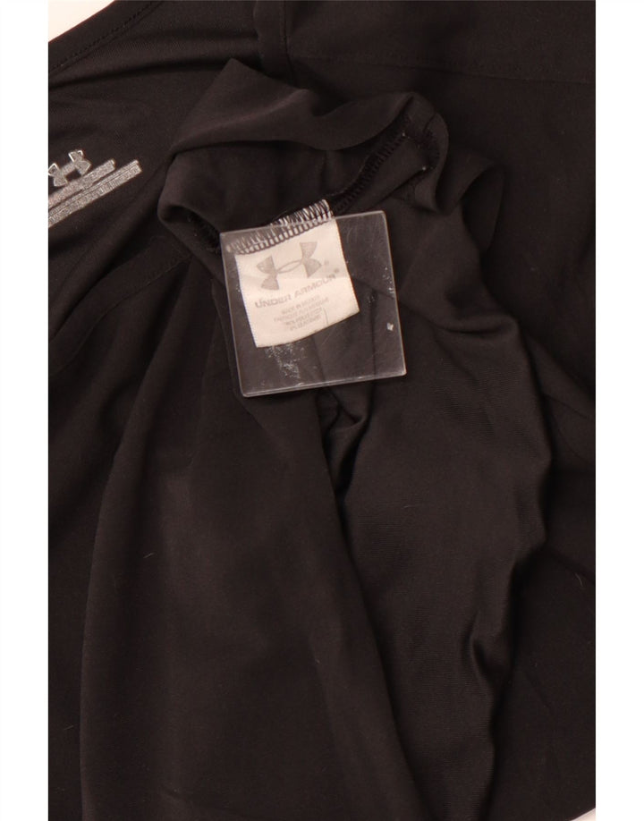 UNDER ARMOUR Ženska majica dugih rukava UK 14 Veliki crni poliester