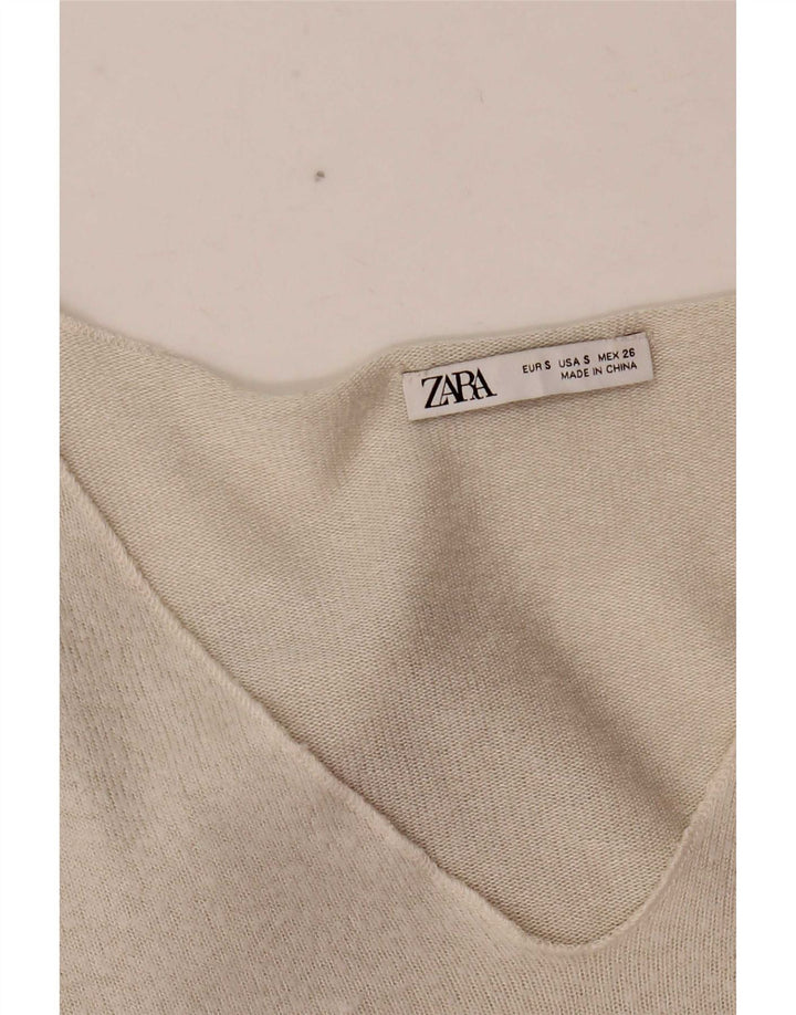 Zara ženska majica dugih rukava UK 10 Mala bijela