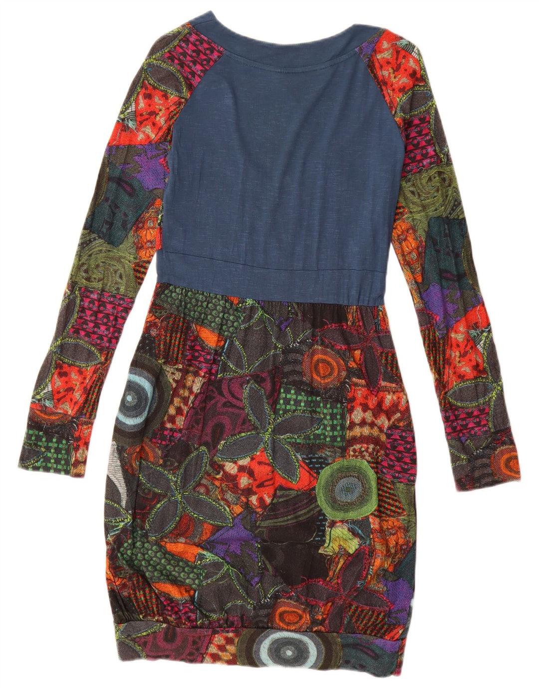 Desigual ženska grafička haljina s mjehurićima UK 12 srednje raznobojna geometrijska