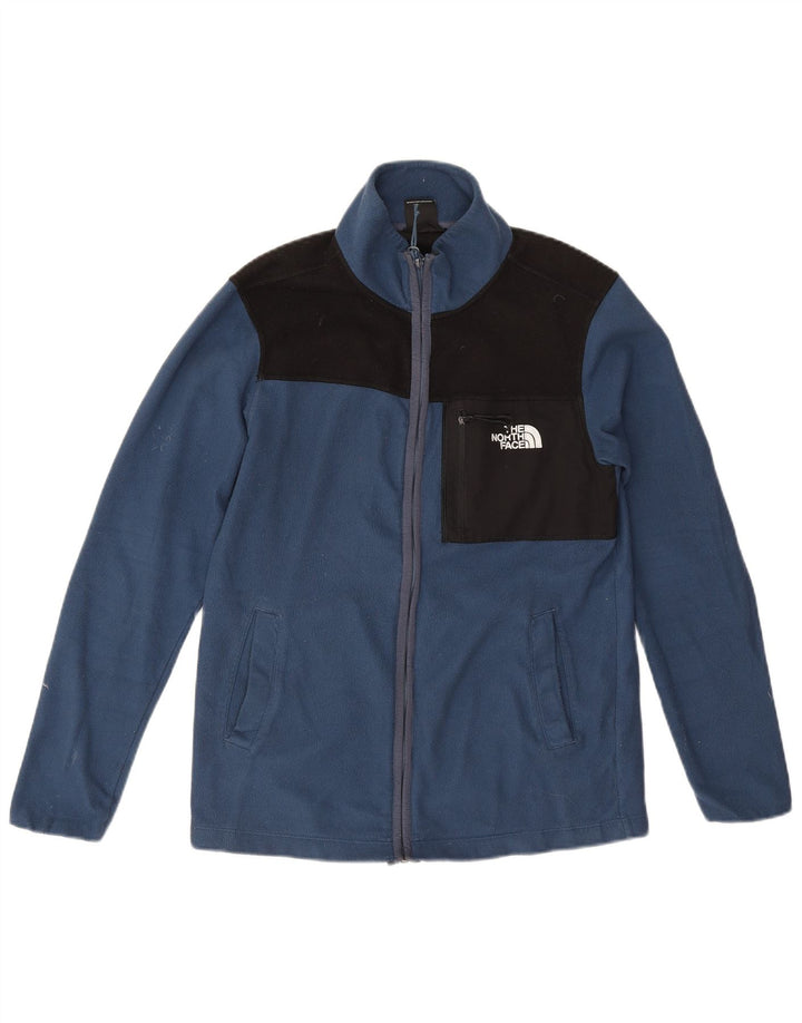 The North Face muška flis jakna UK 36 mali plavi poliester u boji
