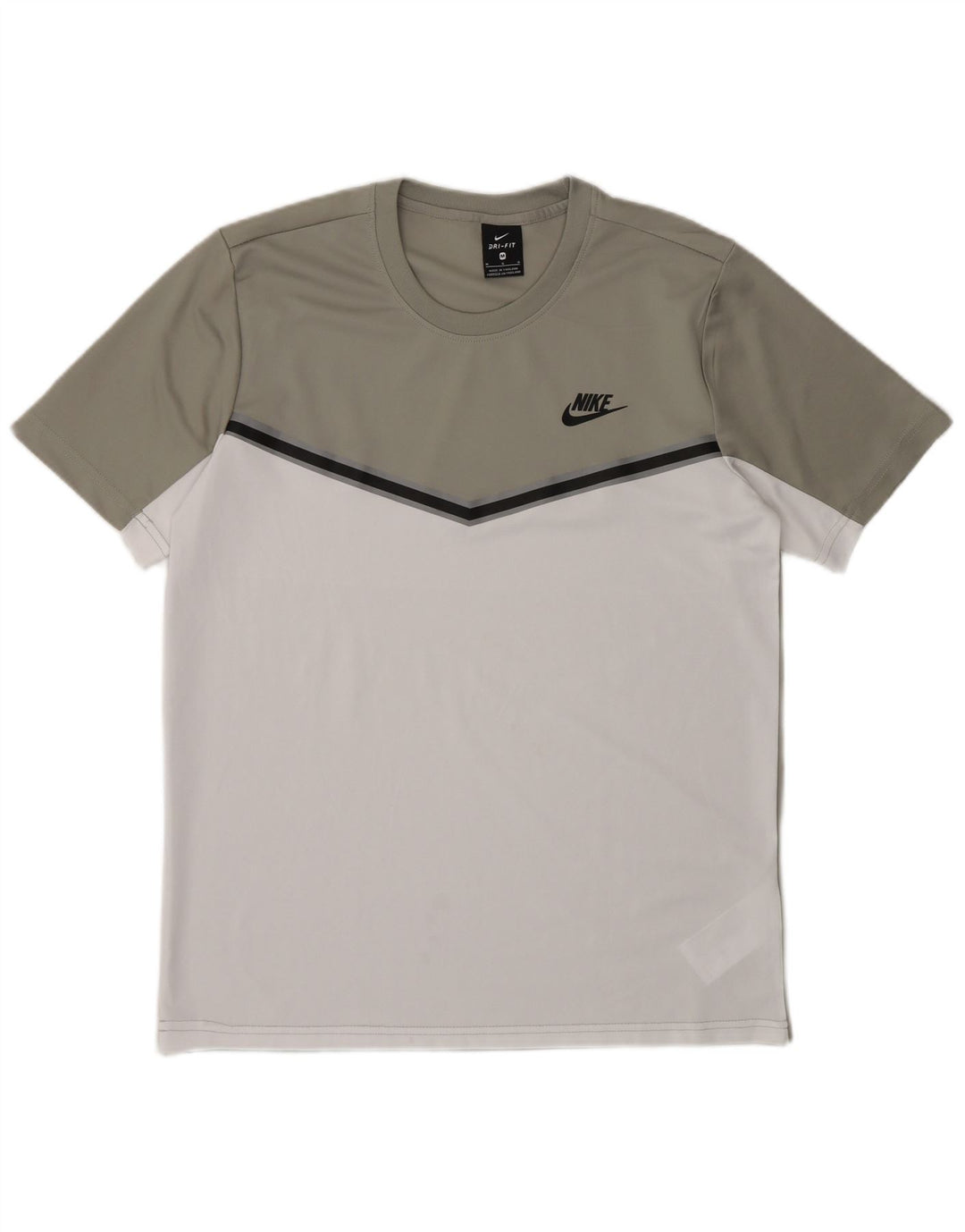 Nike Dri Fit majica kratkih rukava Srednje siva poliesterska boja
