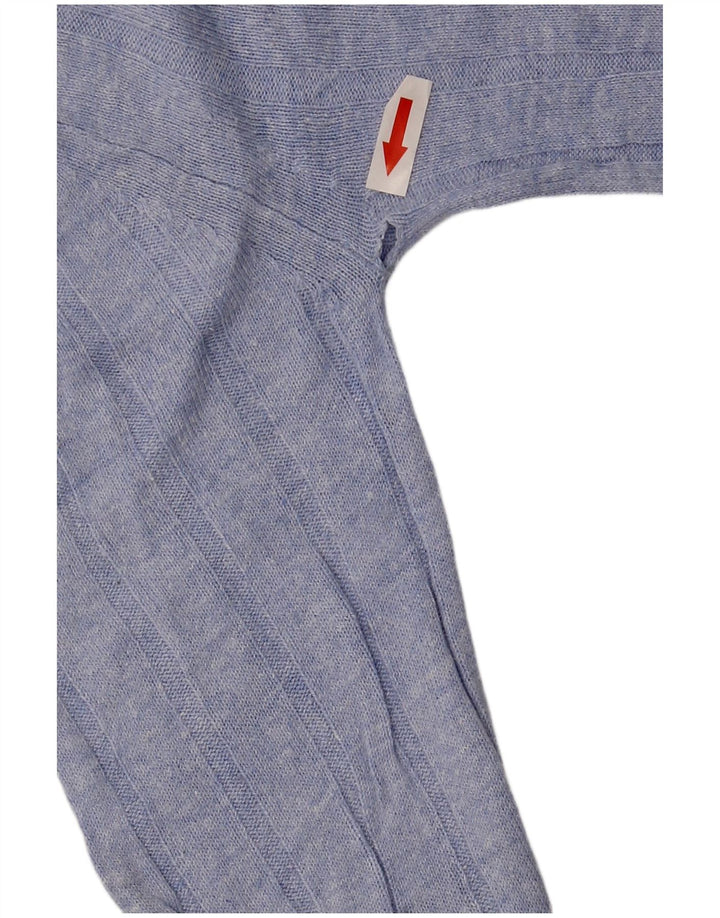 Marks & Spencer ženski džemper s V-izrezom UK 10 Small Blue