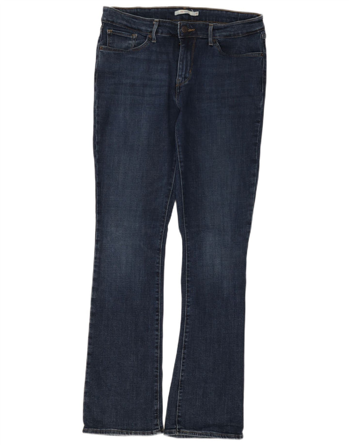 Levi's ženske 715 Bootcut traperice W32 L32 tamnoplavi pamuk