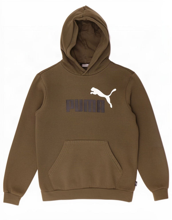 Puma Boys Graphic Hoodie Džemper 13-14 godina kaki