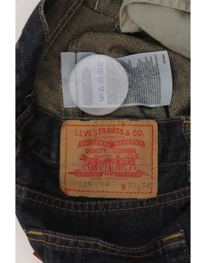 Levi's ženske 525 Bootcut traperice W31 L34 plavi pamuk
