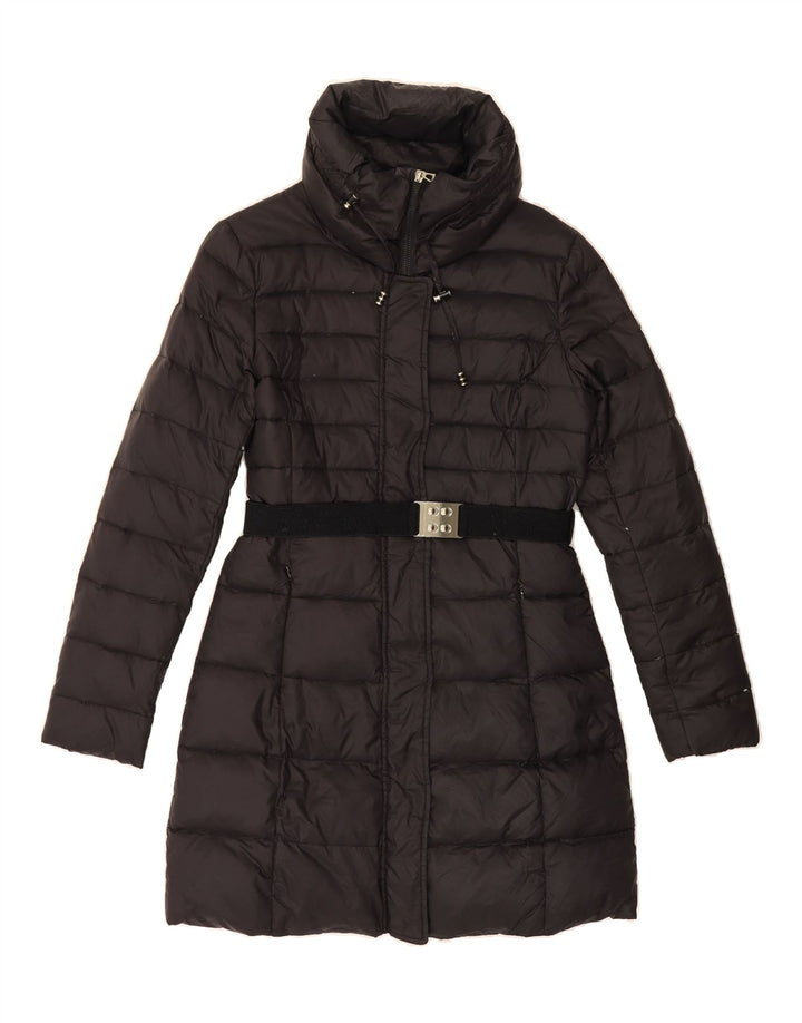 MONTE BIANCO Womens Padded Coat UK 10 Small Black Polyamide Vintage Monte Bianco and Second-Hand Monte Bianco from Messina Hembry 