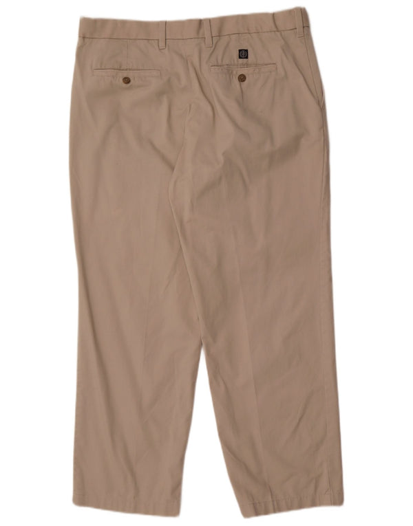Marks & Spencer muške ravne chino hlače Blue Harbor W36 L29 bež