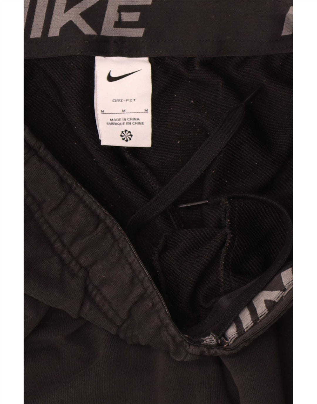 Nike Dri Fit Trenirke Hlače Joggers Srednje crni pamuk