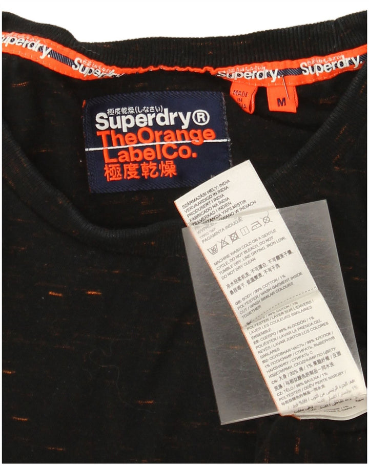 Superdry muška majica kratkih rukava Srednji crni flekasti pamuk