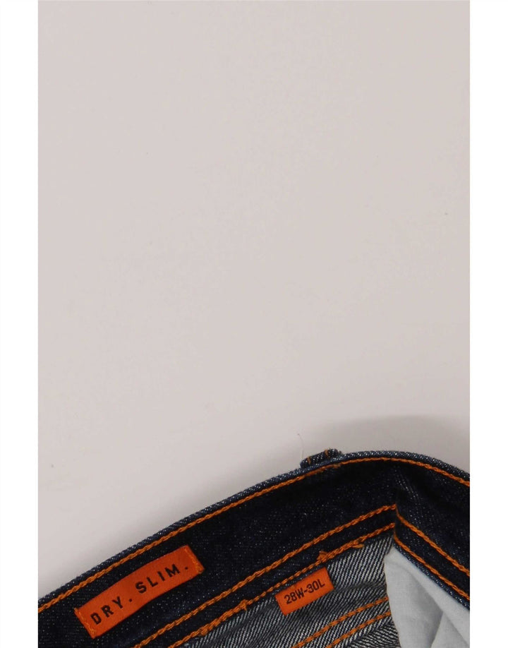 Superdry ženske uske traperice W28 L30 tamnoplavi pamuk