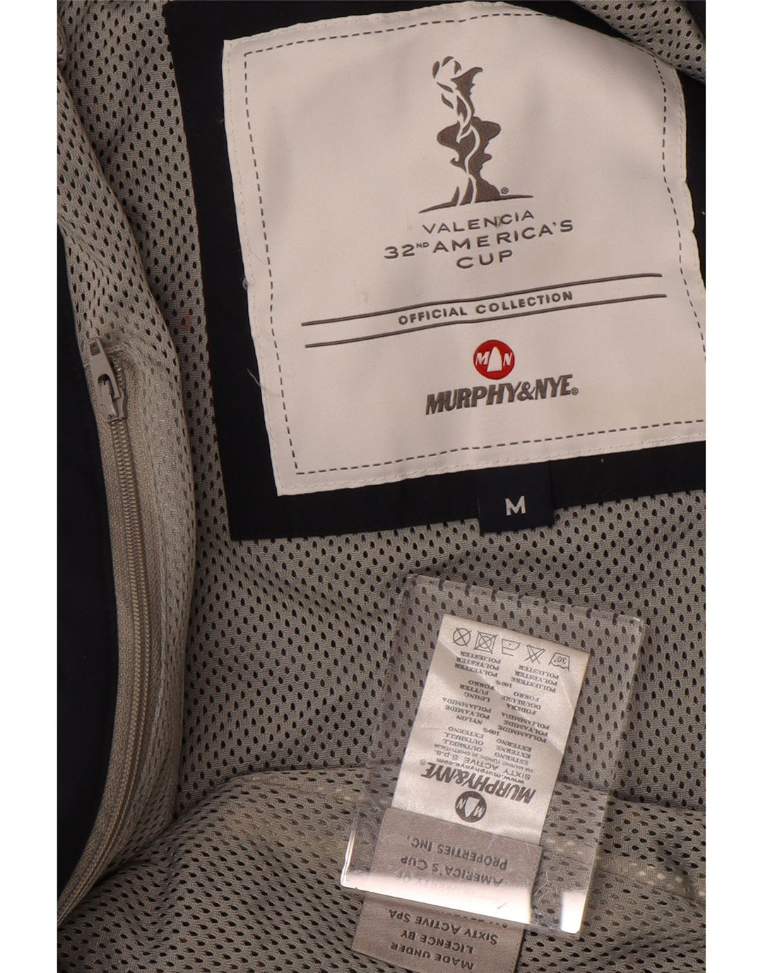 MURPHY & NYE Muška široka kišna jakna UK 38 srednje mornarsko plavi najlon