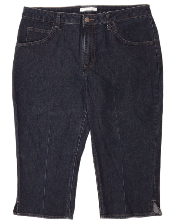 LEE Ženske kapri traperice srednjeg rasta US 14 Large W34 L19 tamnoplave