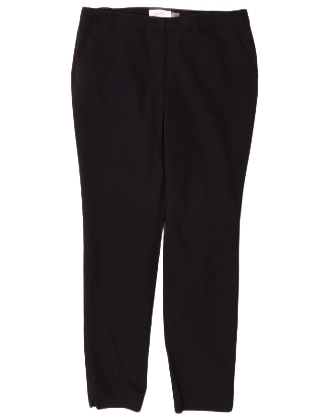 CALVIN KLEIN Ženske uske chino hlače US 6 srednje W28 L28 tamnoplave