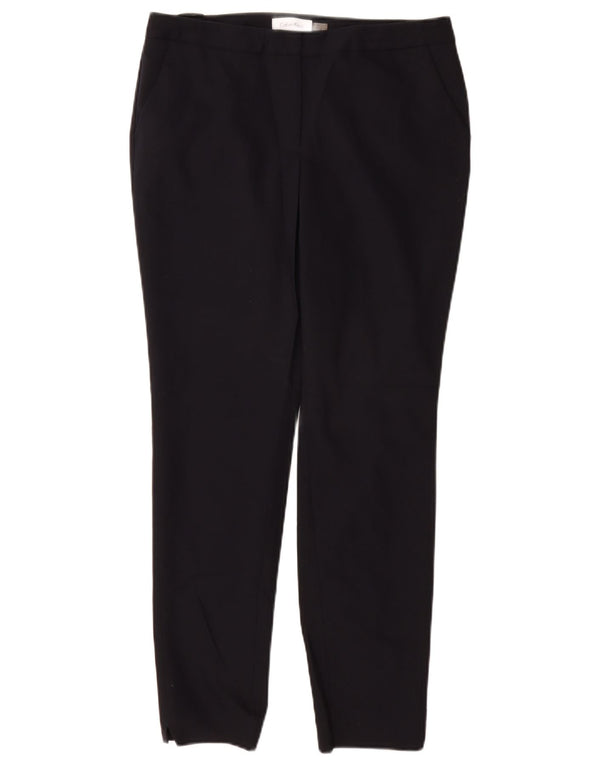 CALVIN KLEIN Ženske uske chino hlače US 6 srednje W28 L28 tamnoplave