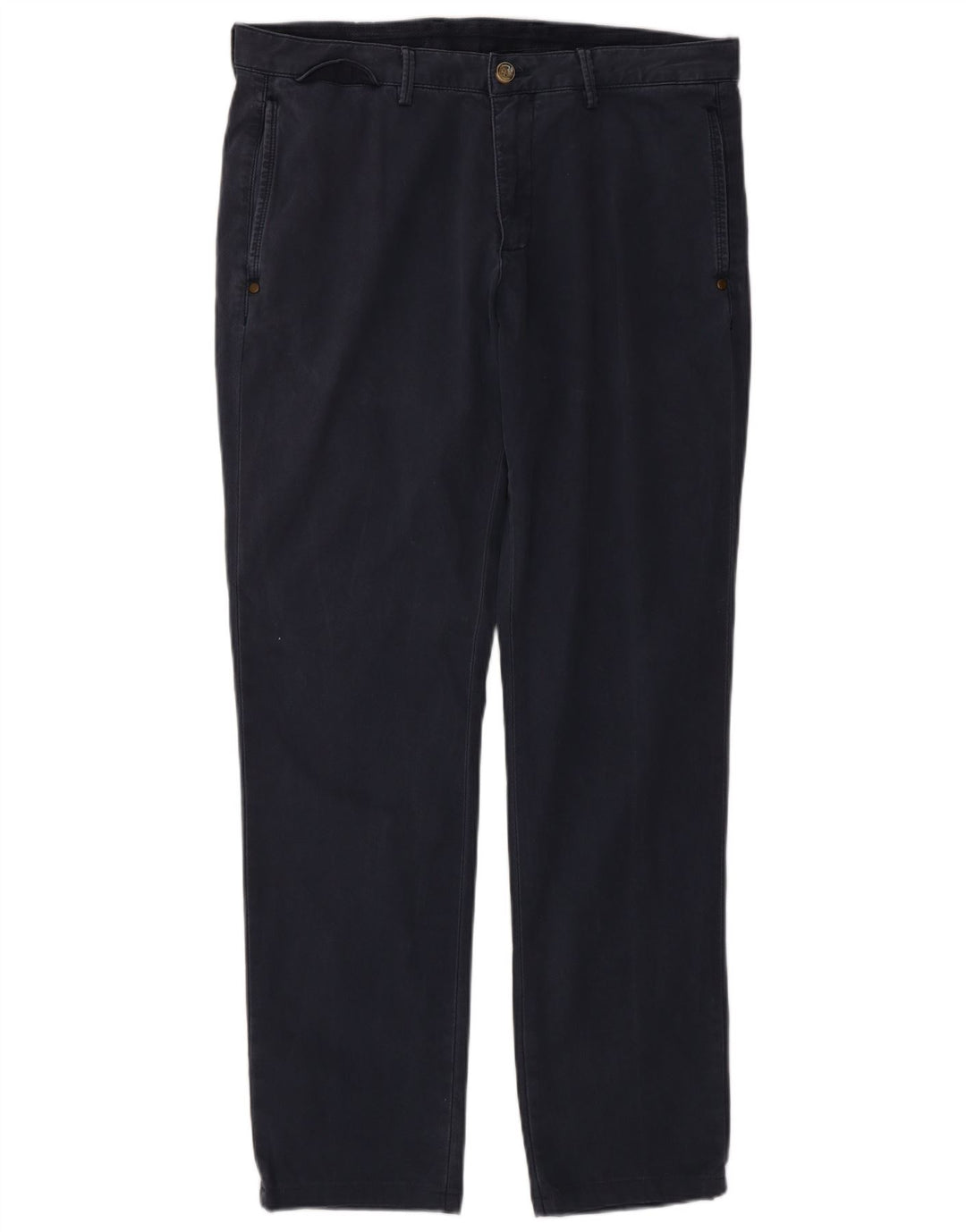 MASSIMO DUTTI Muške chino hlače EU 42 Large W32 L31 Mornarsko plave klasične