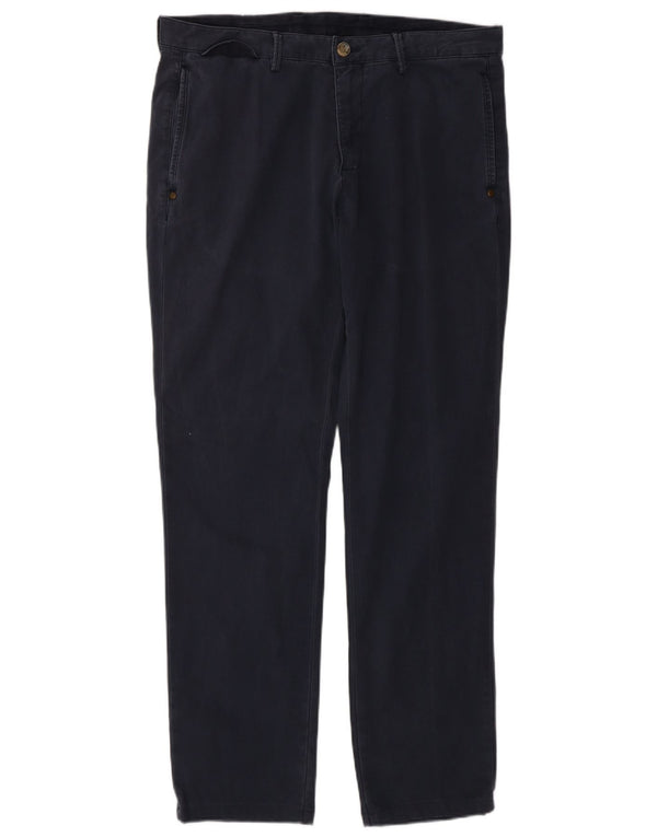 MASSIMO DUTTI Muške chino hlače EU 42 Large W32 L31 Mornarsko plave klasične