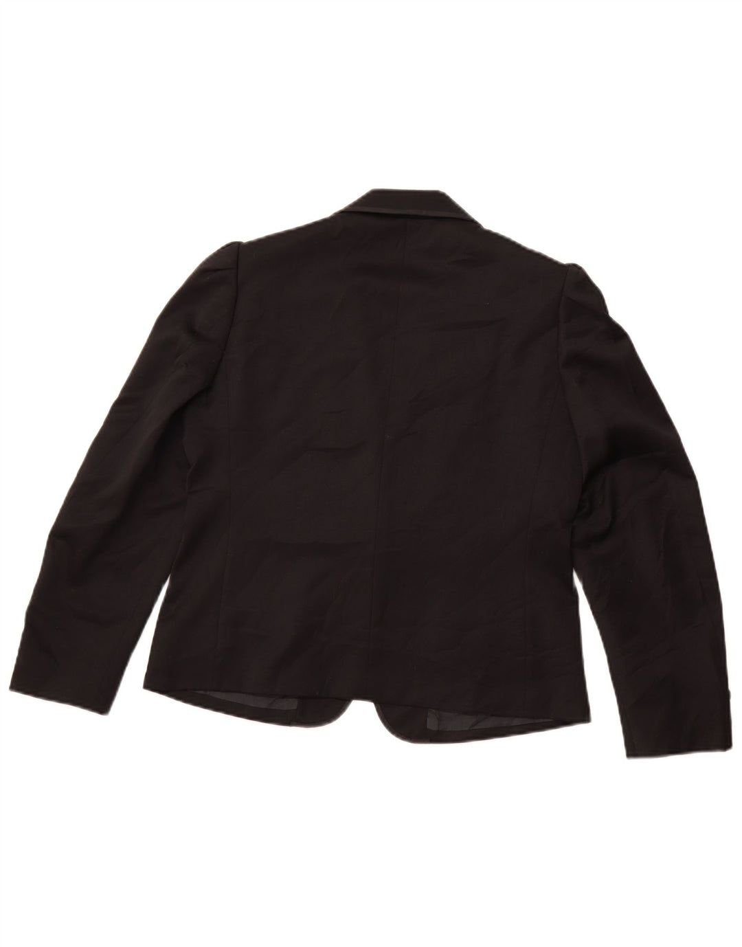 VINTAGE ženski sako s 1 gumbom IT 42 srednje crna vuna