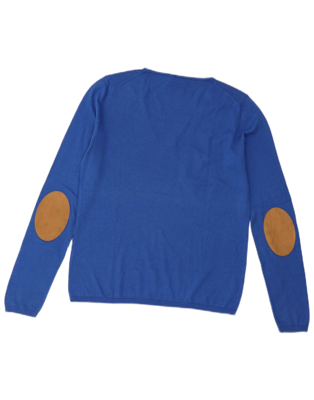 Ženski džemper s V-izrezom Massimo Dutti UK 10 Small Blue