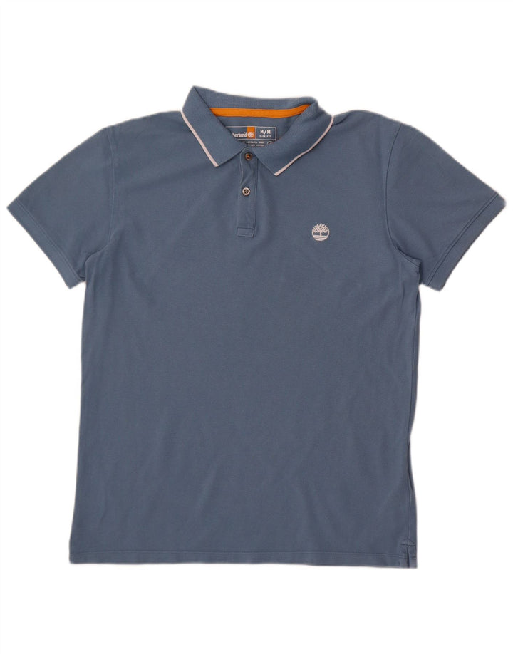 Timberland muška uska polo majica srednje plavi pamuk