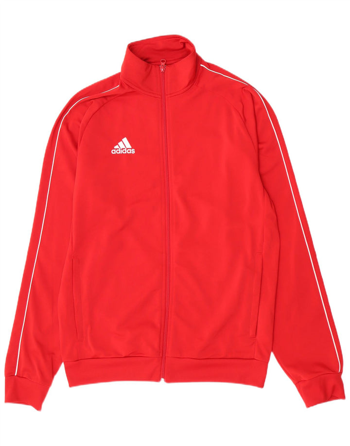 Adidas muška trenirka gornja jakna srednje crvene boje od poliestera