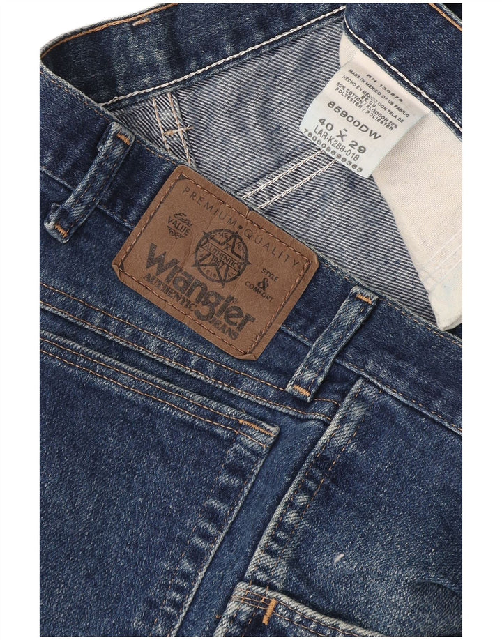 Wrangler muške skraćene traperice W40 L24 plavi pamuk