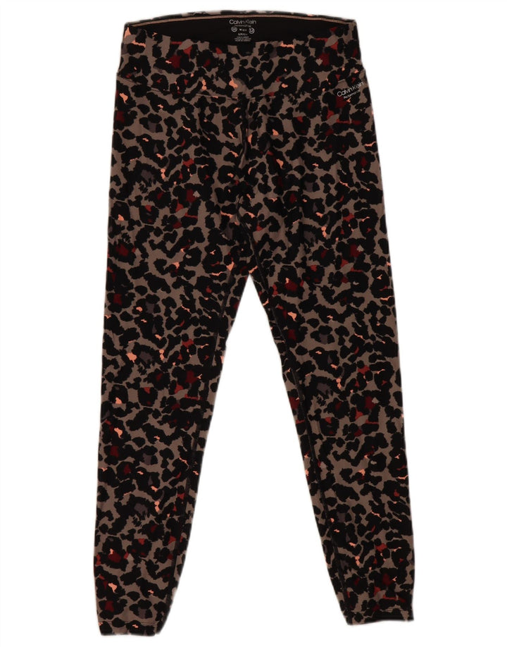 Calvin Klein Ženske Performance Leggings UK 10 Male sive najlonske