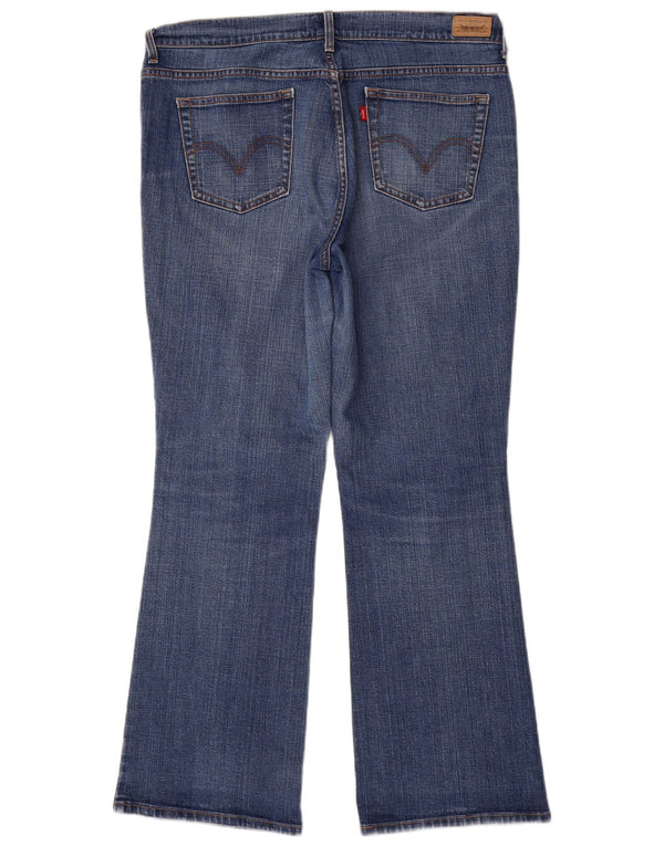 LEVI'S Ženske 515 Bootcut traperice US 16 2XL W36 L31 Plavi pamuk