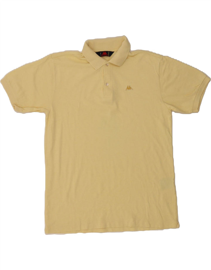 KAPPA Mens Polo Shirt Large Yellow Cotton Vintage Kappa and Second-Hand Kappa from Messina Hembry 