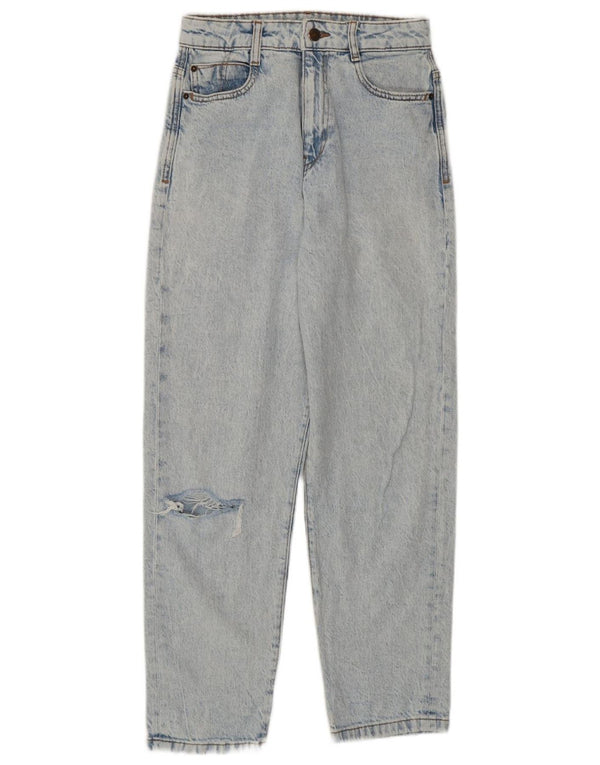 Zara ženske traperice s visokim strukom, EU 36 XS W26 L27 plavi pamuk