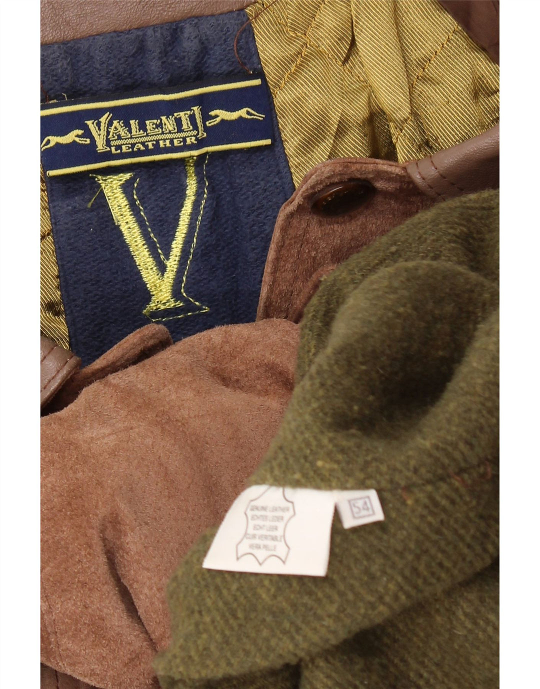 VALENT Muška antilop jakna EU 54 2XL smeđa koža