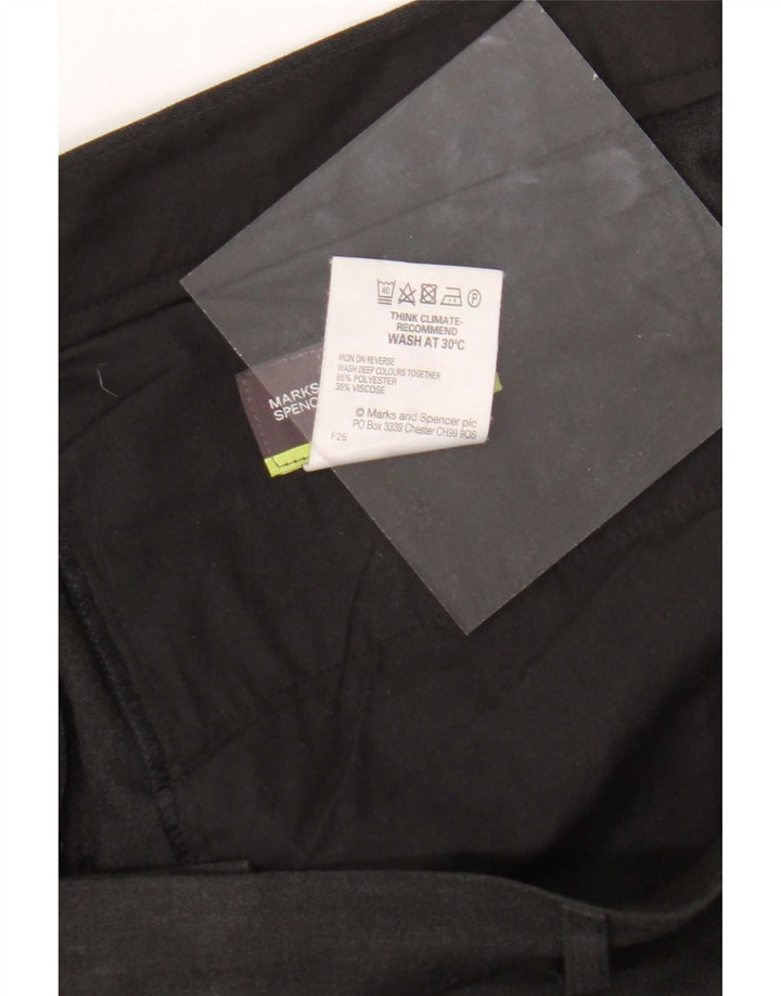 Marks & Spencer muške hlače ravnog odijela po mjeri W38 L31 sivi poliester