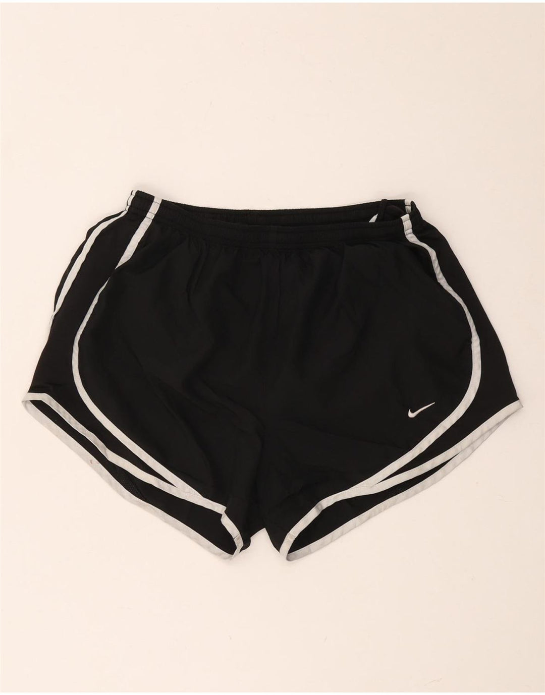 NIKE Ženske Dri Fit Sportske kratke hlače UK 14 Srednji crni poliester