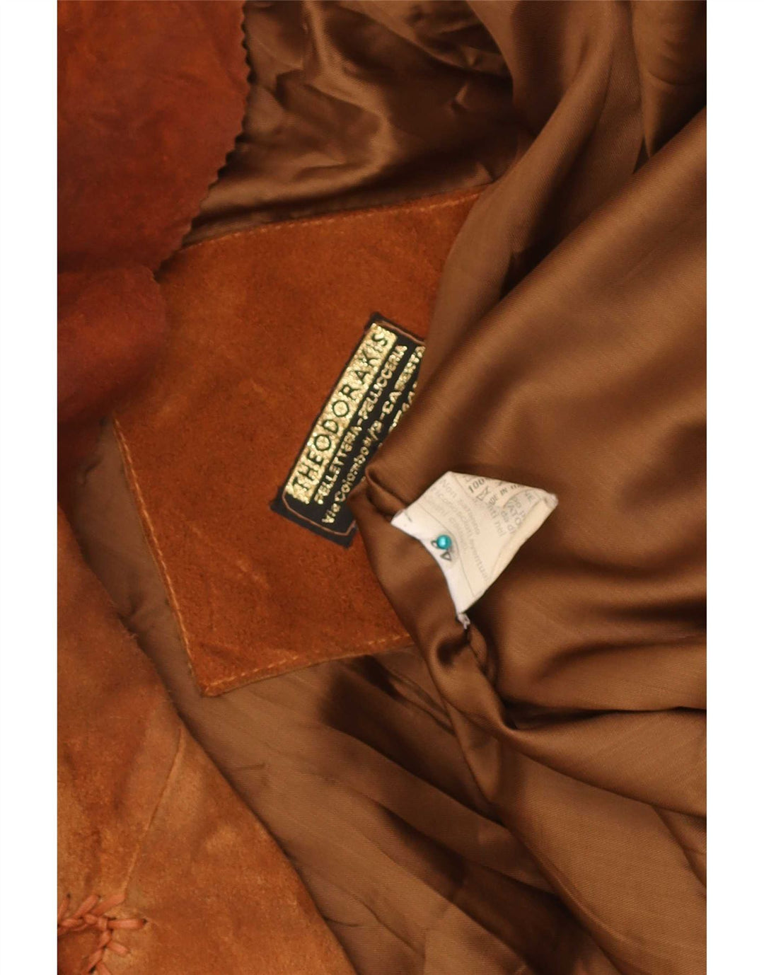 Vintage ženski gornji kaput od antilopa EU 44 XL bež koža