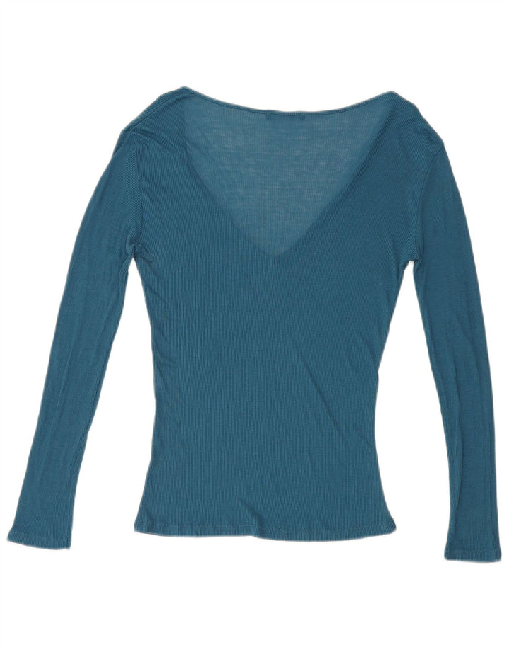Zara ženska majica dugih rukava UK 14 Large Blue