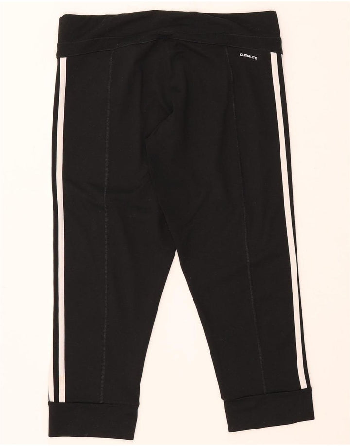ADIDAS Ženske Climalite Trenirke Hlače Joggers UK 12/14 srednje crne