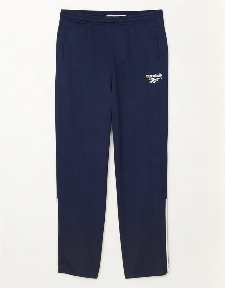 Reebok muške hlače za trenirku Large Navy Blue Colourblock