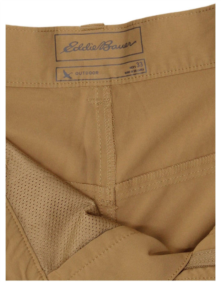 Eddie Bauer Muške chino kratke hlače W33 srednje bež poliester