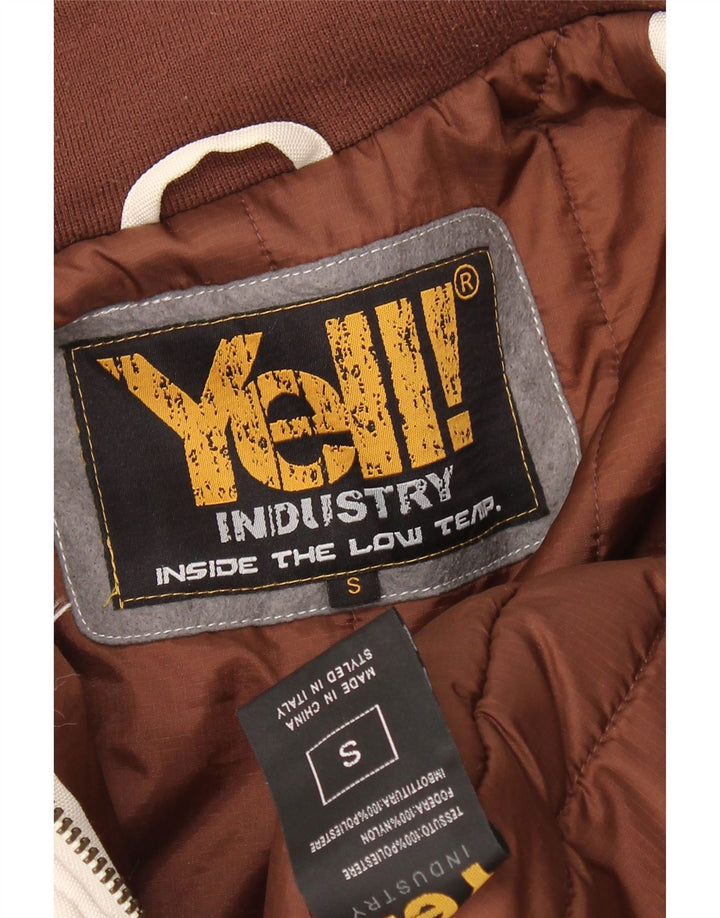 VIKATI! Muška bomber jakna slobodnog kroja UK 36 mali bijeli poliester