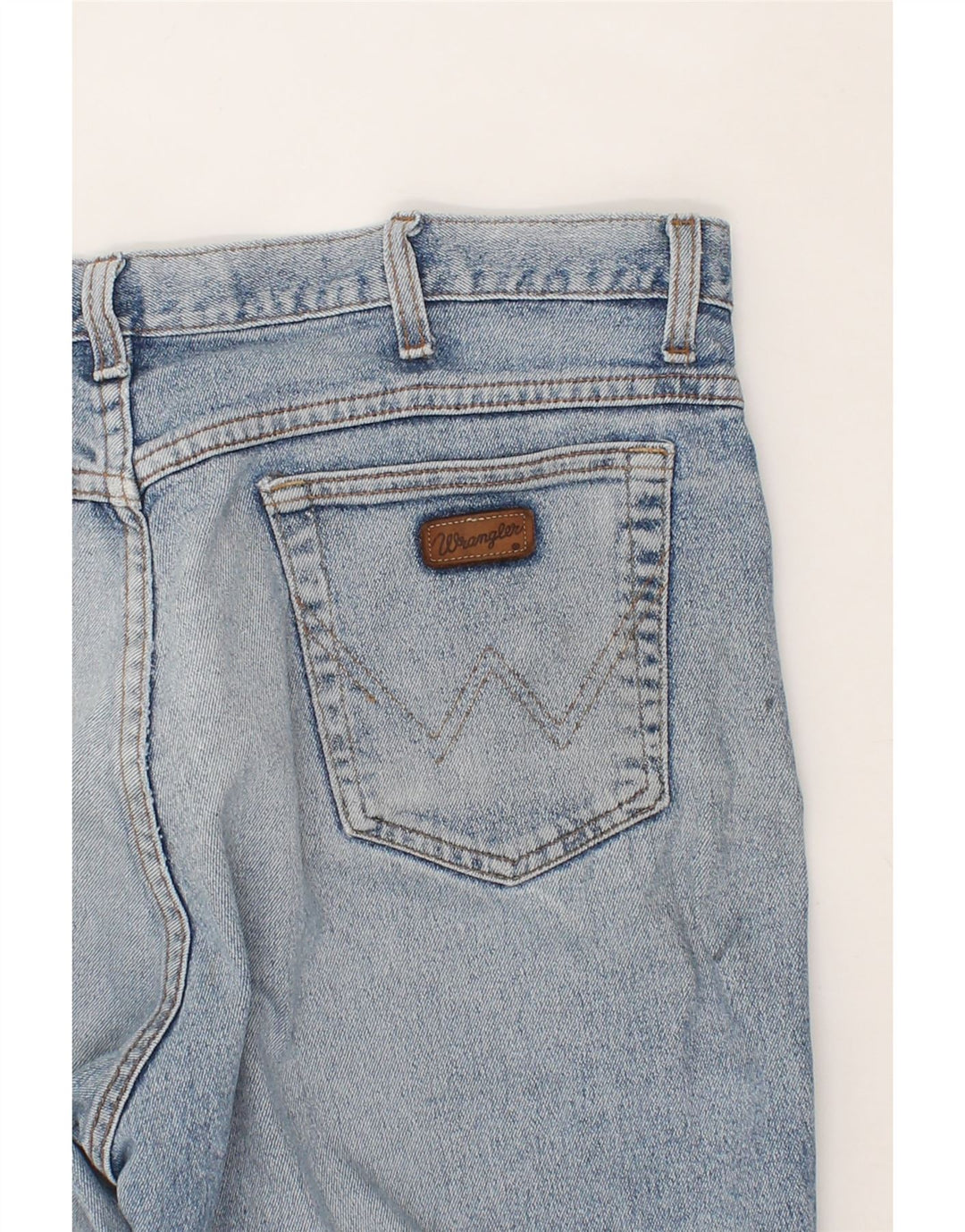 WRANGLER Mens Slim Jeans W38 L30 Blue Cotton Vintage Wrangler and Second-Hand Wrangler from Messina Hembry 