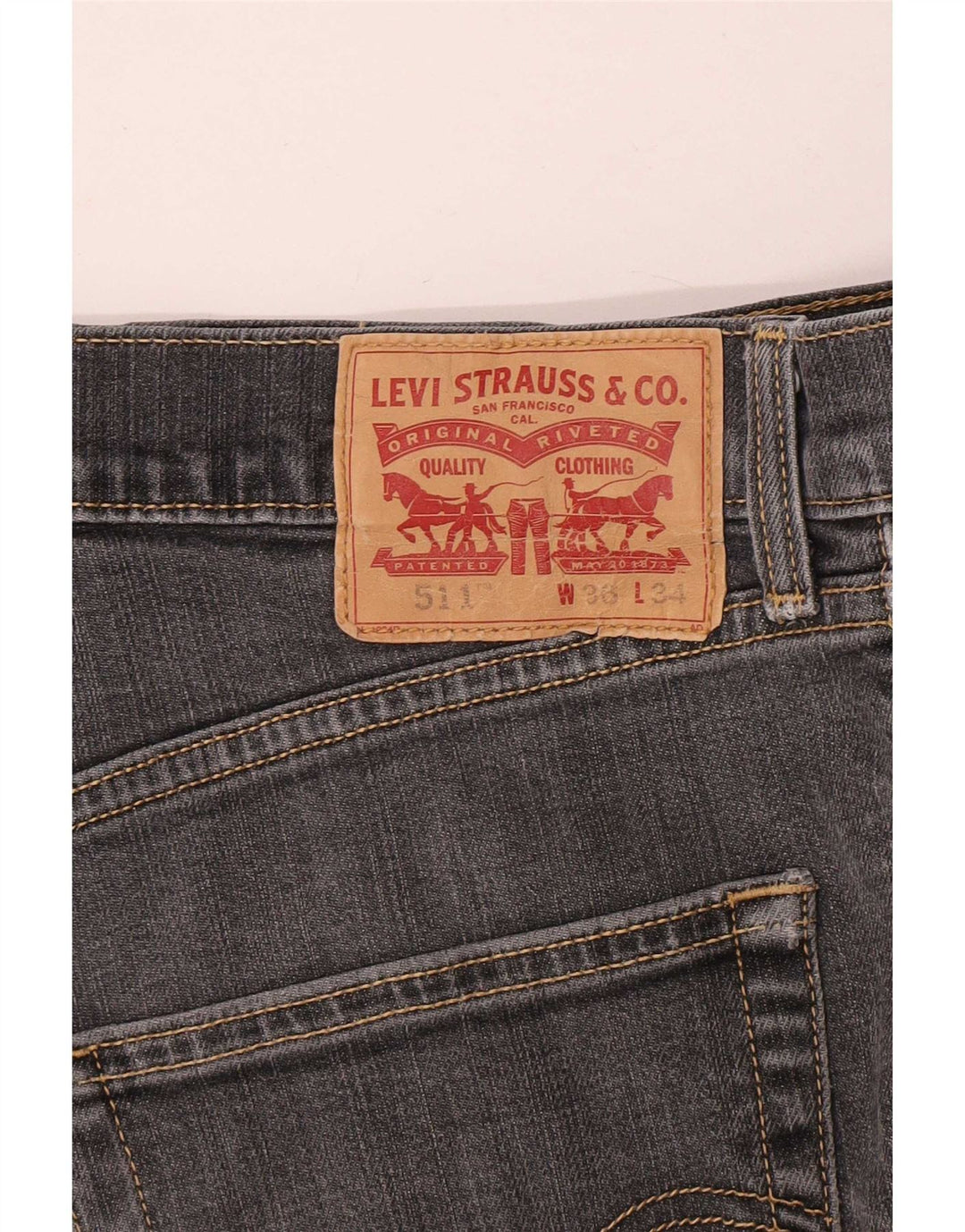 Levi's muške 511 uske traperice W36 L31 sive