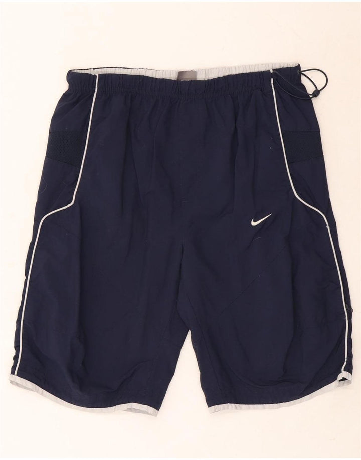 Nike muške sportske kratke hlače srednje tamnoplave najlonske boje