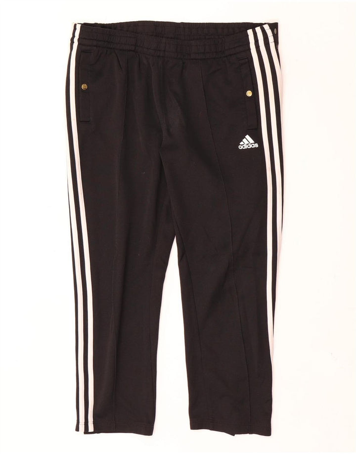 Adidas ženske kratke hlače za trenirku UK 12/14 Srednje crni poliester