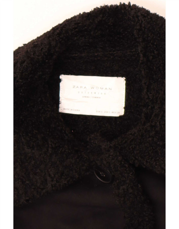 Zara ženski šerpa kaput UK 10 mali crni