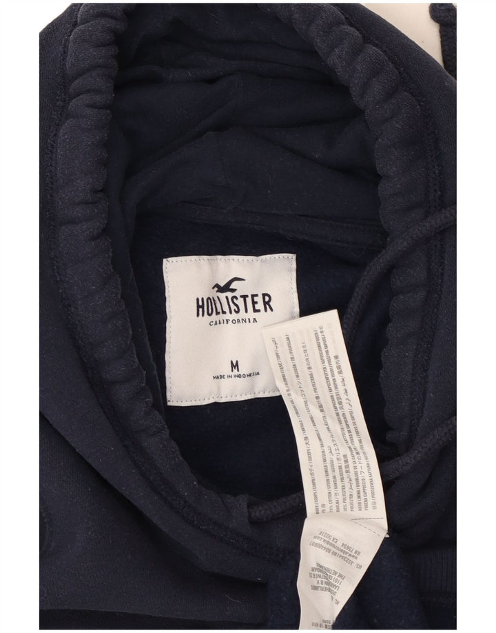 HOLLISTER Ženska majica s kapuljačom s kapuljačom UK 14 srednje tamnoplavi pamuk
