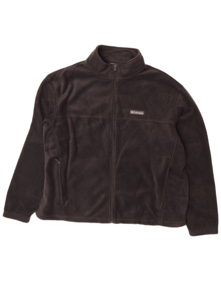 COLUMBIA muška jakna od flisa UK 44 2XL crni poliester