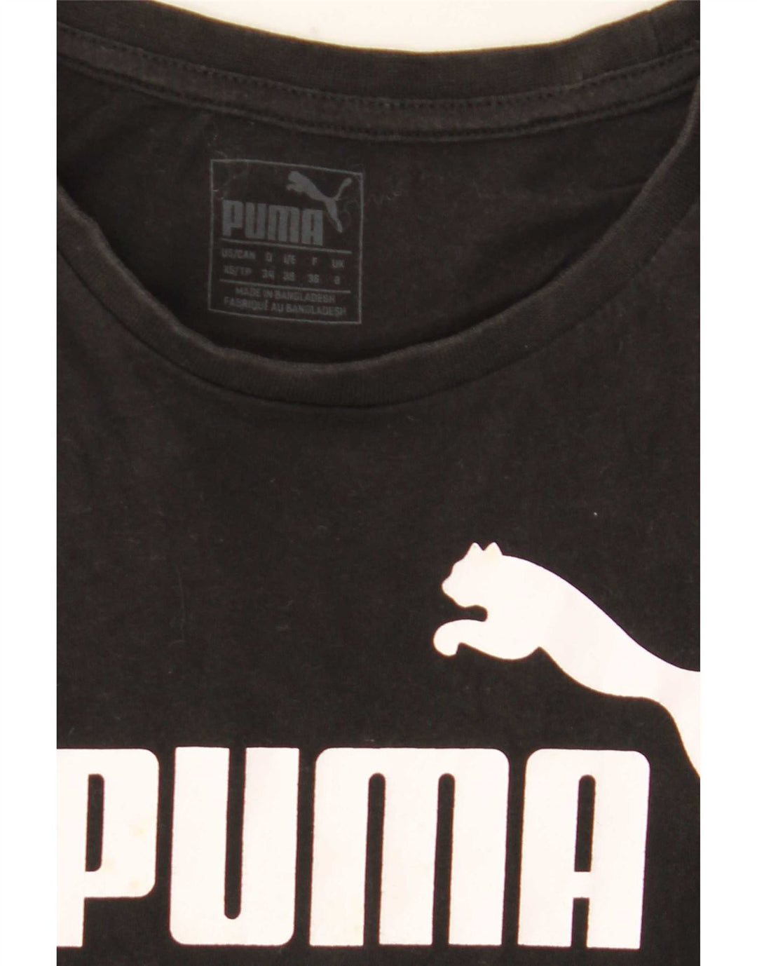 Puma ženski top s grafičkim motivima UK 8 Small Black
