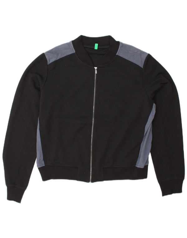 BENETTON ženska gornja jakna kratke trenirke UK 16 velika crna boja