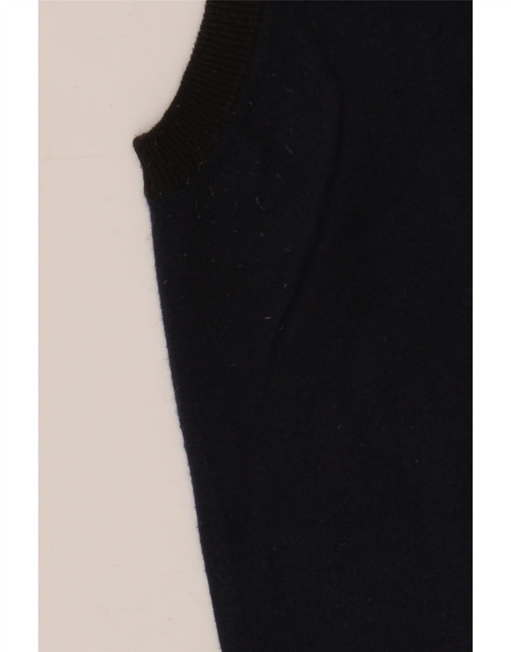 Gas muški kardigan džemper bez rukava Srednje tamnoplavi pamuk