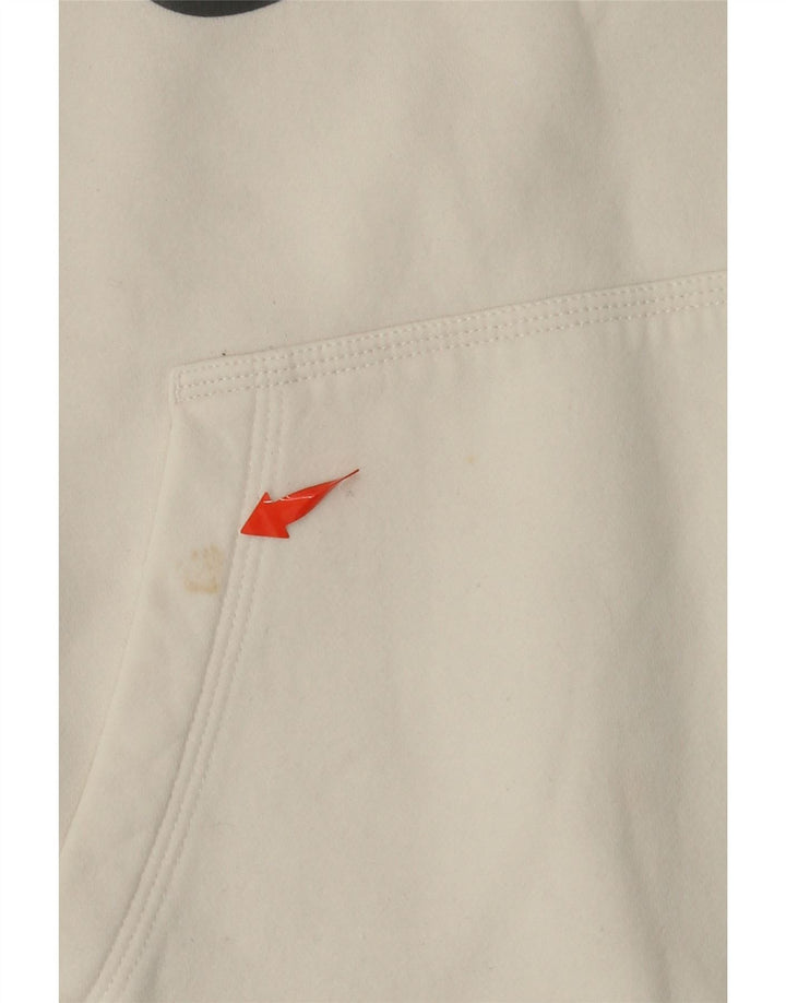 NIKE Boys Graphic Standard Fit majica s kapuljačom 10-11 godina srednje bijele boje